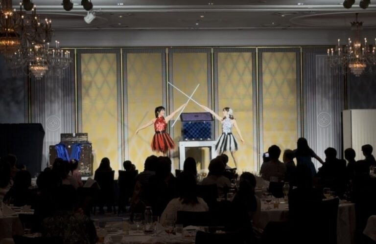 ホテルニューオータニ東京で子供達も大興奮のイリュージョン